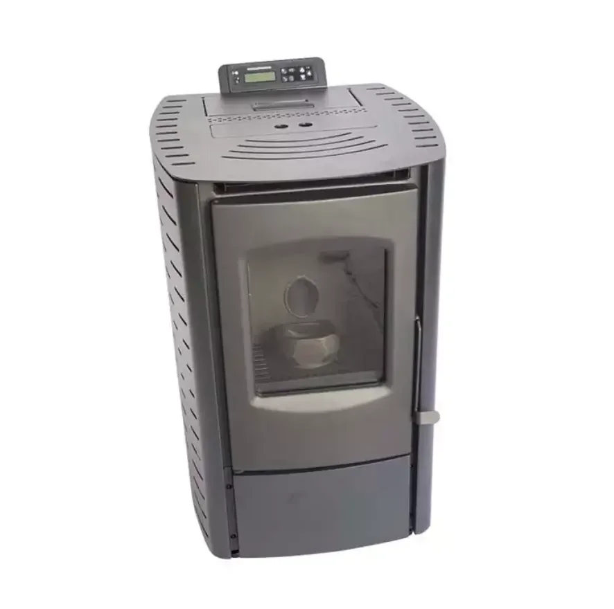 6 KW Cheap hydro wood pellet stove with european pellet stove Small Cast Iron Portable Auger Motor Pellet Stove Sale Black Red