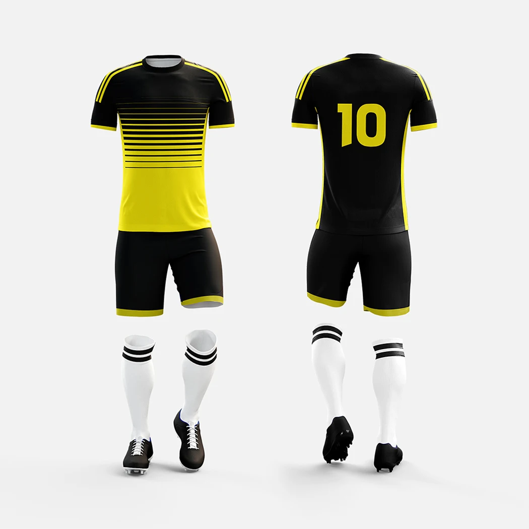 Training Wear Soccer Kit Hot Wholesale Uniforms Custom Logo Printed Uniform
