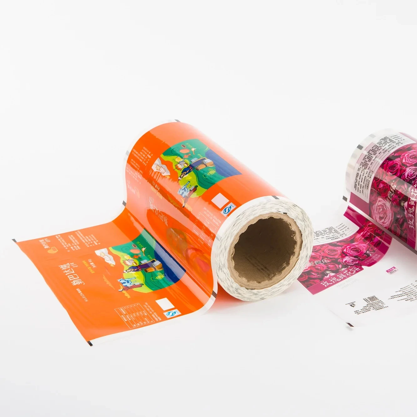 Custom Printed Recyclable Plastic Jelly Stick Film Roll Bag Packing Liquid Sachet Packaging Film Roll Bag Easy Tear food Bags