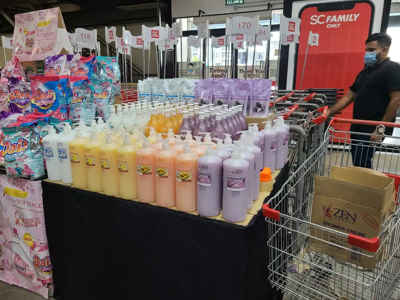 Zen garden Shower Cream Big size best seller shower gel nourish  skin to be soft Wholesale Top selling cheap