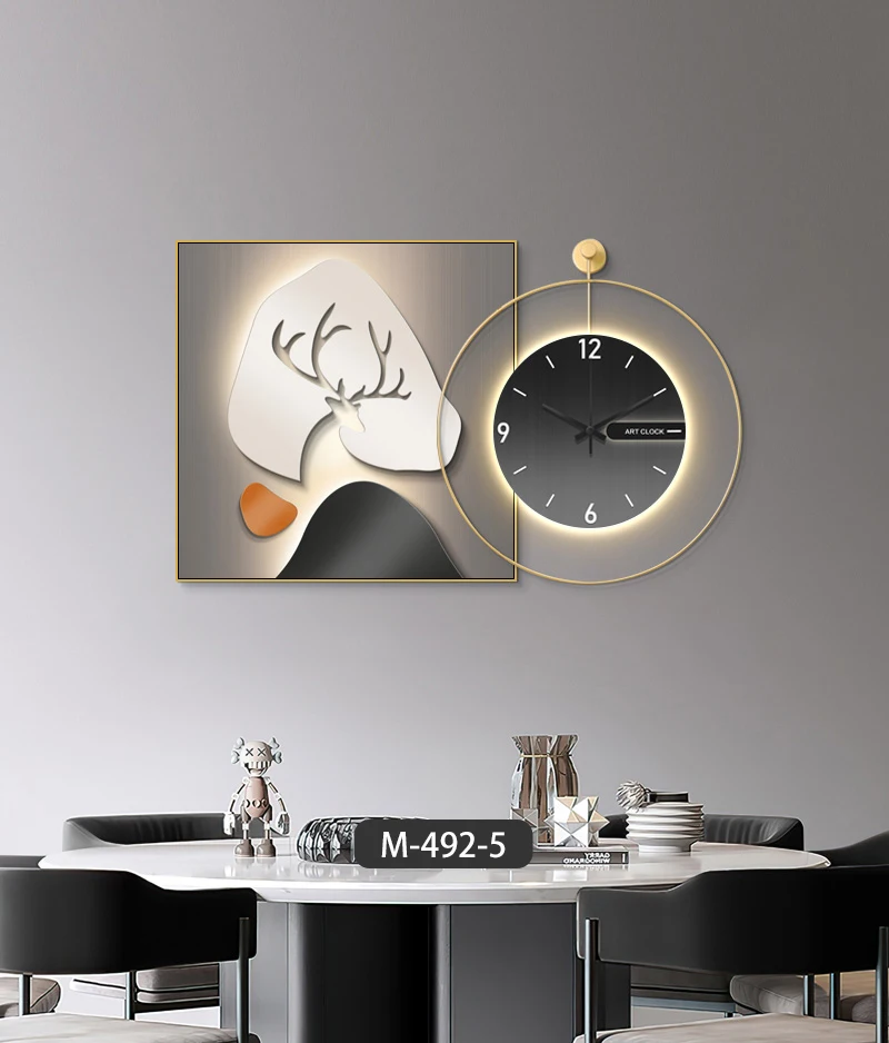 Luxury Nordic Living Room Art Mural Decoration Abstract Animal Art 3D Deer Painting Fish Painting Animal Painting