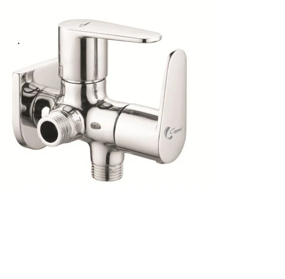 CORSA VIVO Series Wall Mount Faucet Tap 2-Way Angle Valve Stainless Steel Valve Core Brass Chrome Bronze Finish Kitchen Bathroom
