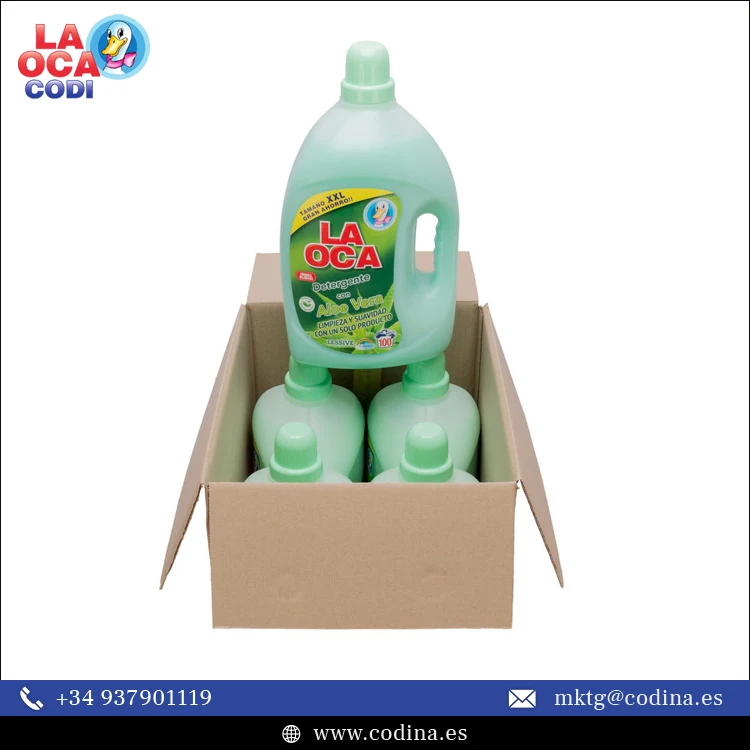 Hot Sale on LA OCA ALOE VERA Exclusive Quality Aloe Vera Essence 5-Liters Bottle Washing Powder for Liquid Laundry Detergent