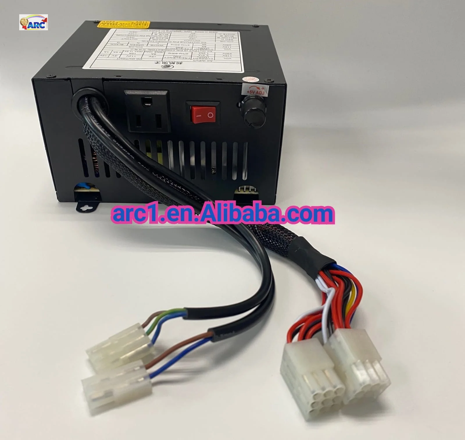 Power Supply +5v +12v GND for POG arcade game board WMS550  fire link game machine