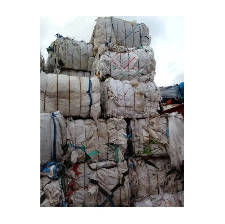 PP Jumbo Bags Grade waste recycled plastic PP woven scrap pp bag