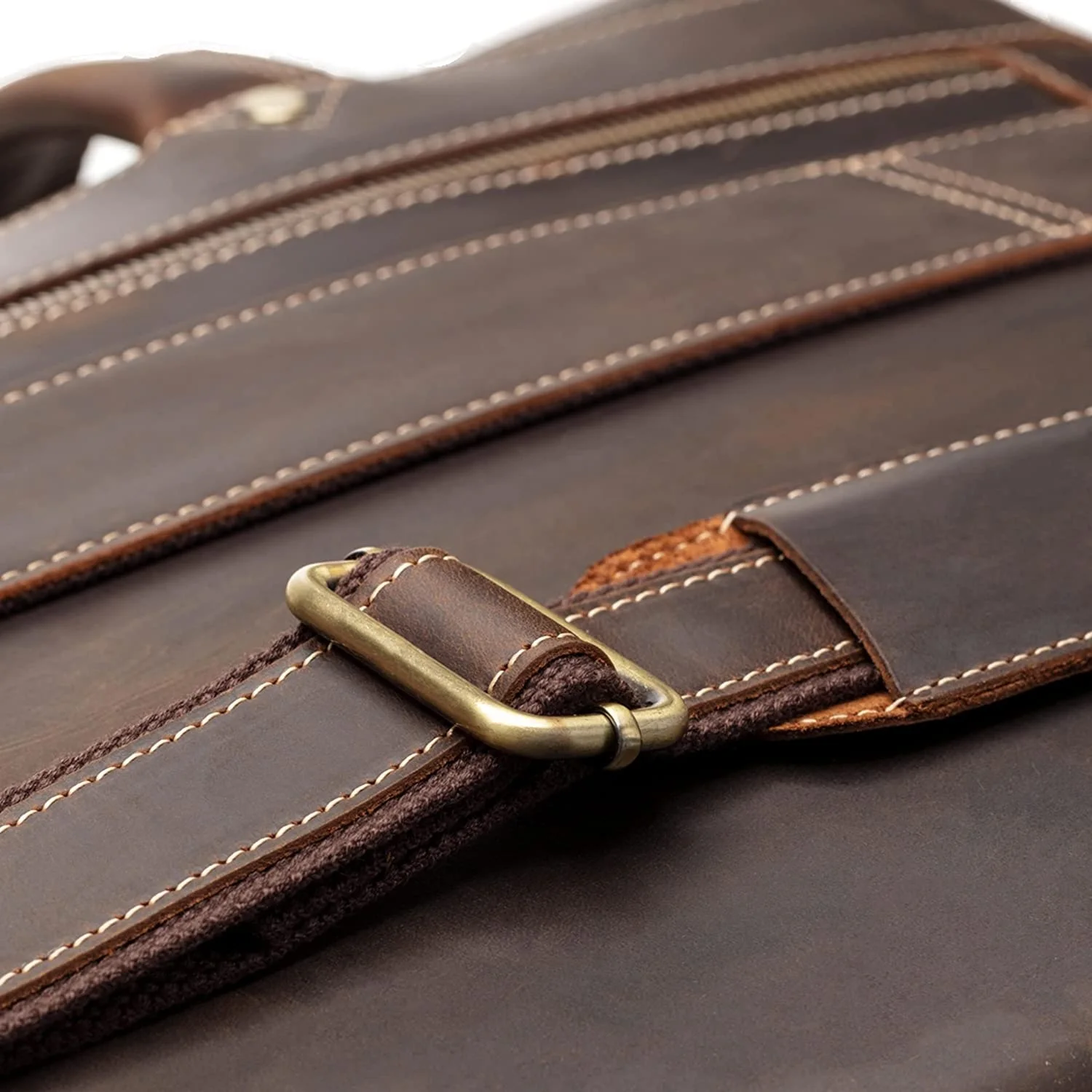 Full Grain Leather Briefcase For Men Handcrafted Leather Laptop Bag For Men/Custom design leather laptop bag