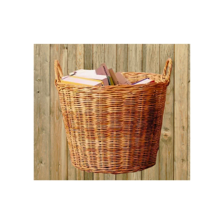 Handcrafted Rattan Baskets Good Quality Eco-Friendly Sundries Handicraft Custom Designs Vietnamese Manufacturer