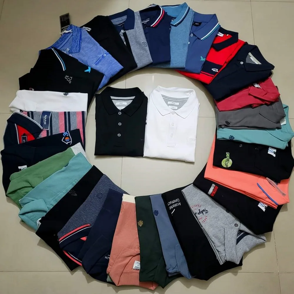 Hop Muscle Fit Curved Hem White Cotton Custom Printing Logo Men polo Shirt Casual Quantity Trend XXL All famous Brand surplus