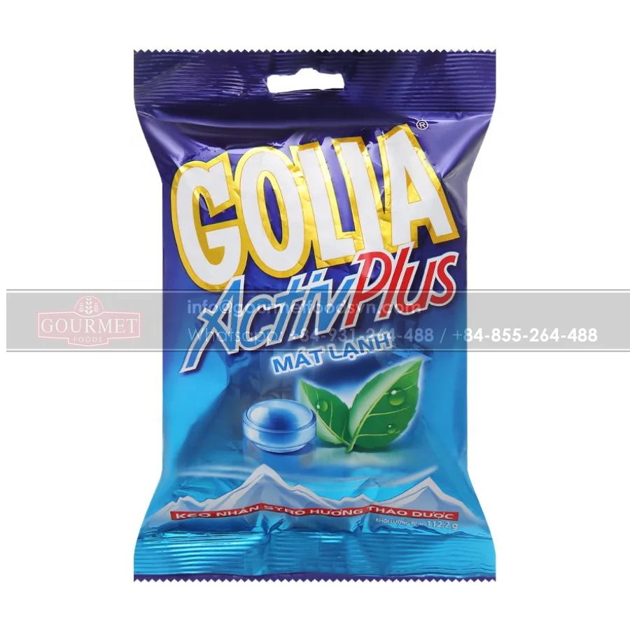 Golia Activ Plus The Hard Shell Is Cool And Mint Flavor/ Wrapped In A Unique Herbal Syrup/ Bringing A Refreshing Feeling