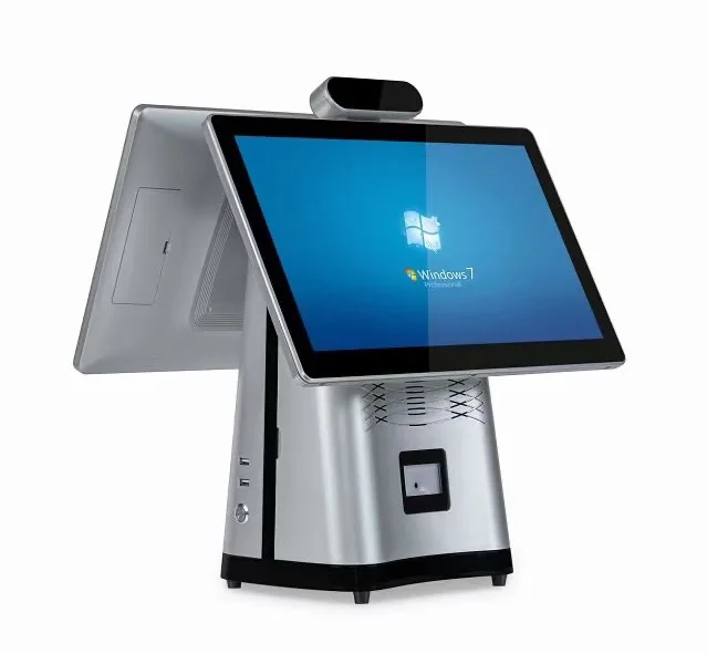Терминальный кассовый аппарат все в одном POS Win Systems двухэкранный Pos киоск