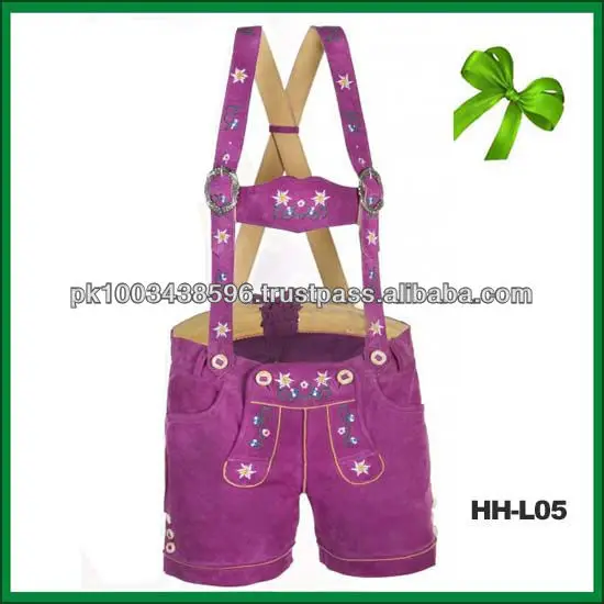 Damen Oktoberfest Short Lederhosen/Women Oktoberfest Kurze Lederhosen/Trachten Bavarian Oktoberfest Short Kurze Lederhosen