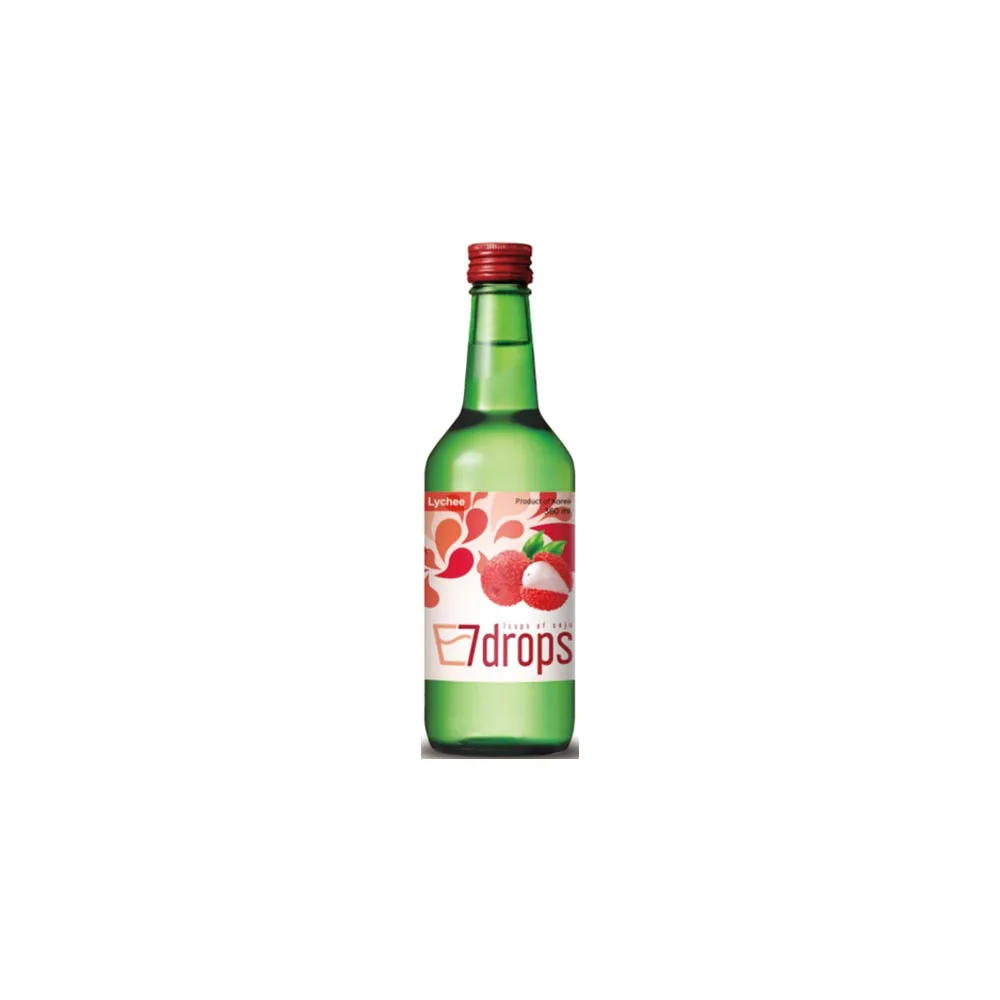 2022 best selling Reasonable price Lychee Flavor Soju - Korean wine 7DROPS Soju Lychee Alc. 12% 360ml x 20 Lychee Flavor Soju