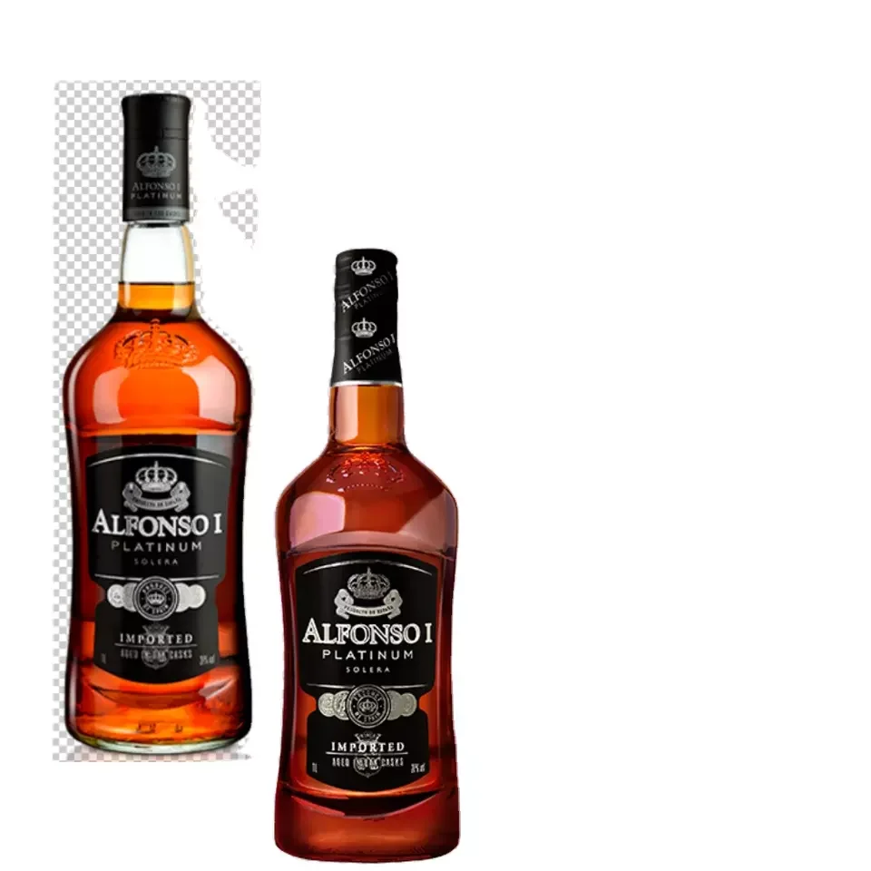 Cool dry place 28% Distilled Wine Spirits Full Golden Colour Selected Grape Bottle Jerez Alfonso I Platinum Brandy