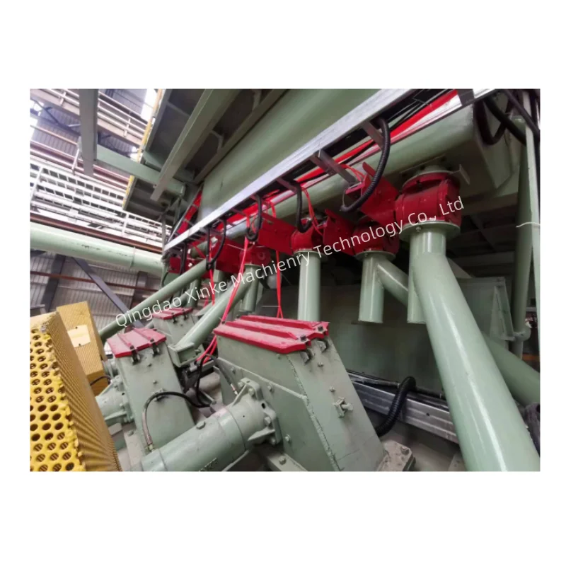 Steel strip Blast Cleaning System for removes abrasive residue from the upper side of strip