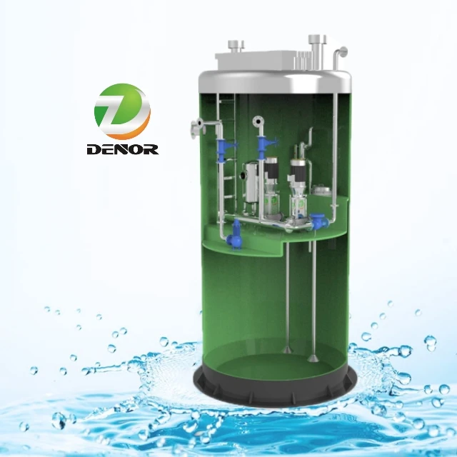 Large Integrated Intelligent Remote Manual Automatic Control Urban Sewage Pumping Station.