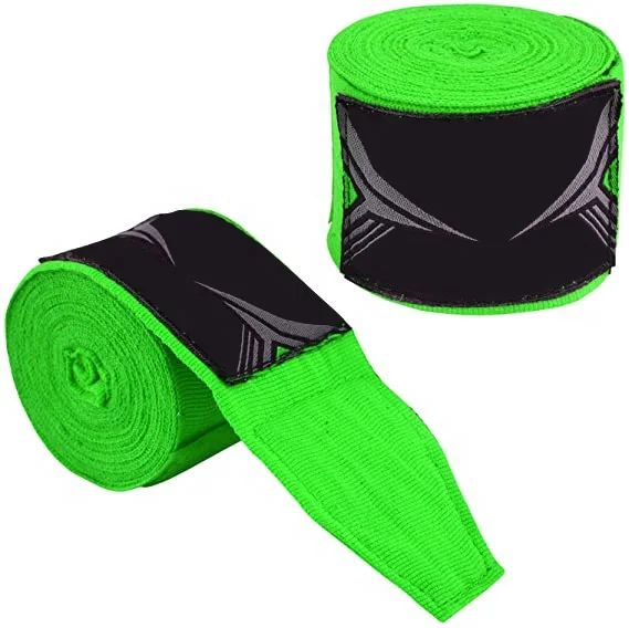 Professional Wholesale Custom Boxing Hand Wraps 100% Cotton boxing bandage hand wraps Training Protection boxing wrap