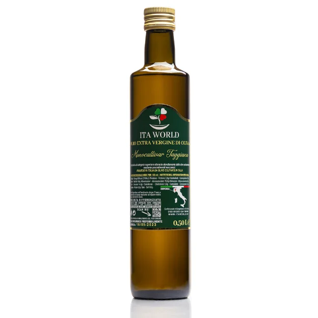 High Quality Extra Virgin Olive Oil Made in Italy Monocultivar Taggiasca Olive Itaworld For Restaurant
