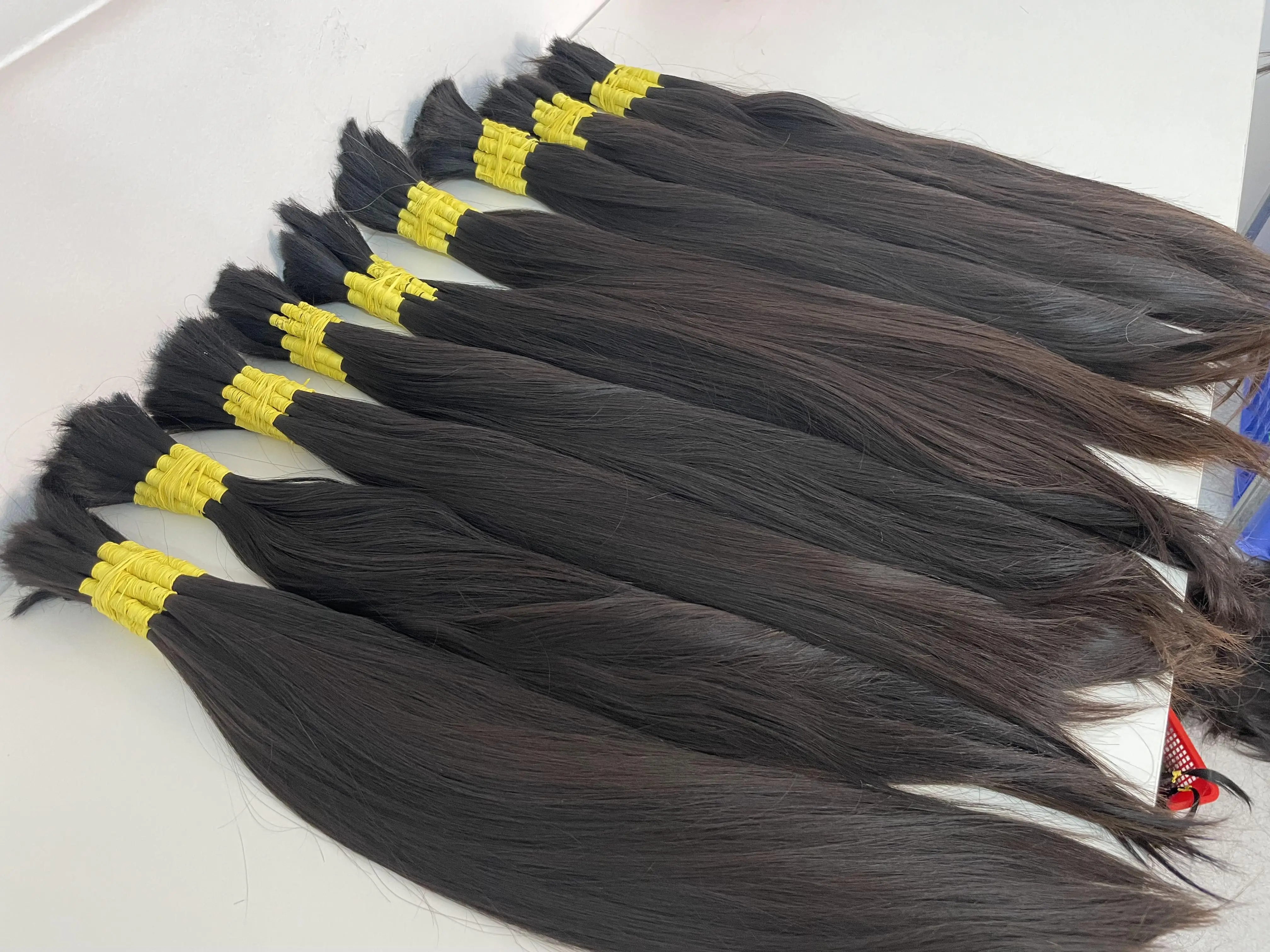 Hair Bulk 100% Raw Human Hair from Vietnamese Company MH TRUST Double Drawn Hair Extensions