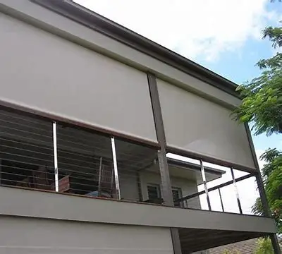 Motorized Retractable Screen Outdoors Blinds Motorized Aluminum Pergola Customized Zip Screen