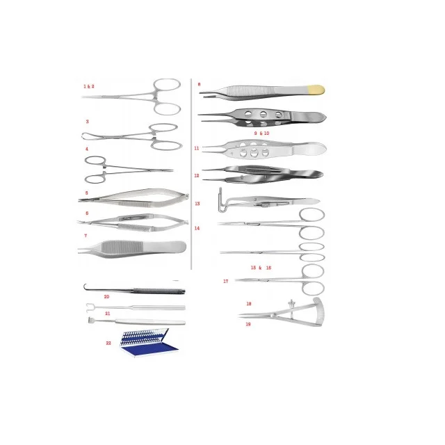 Vascular Set Fistula Tunneler Set of 11 PCs Orthopedic Surgical Instruments