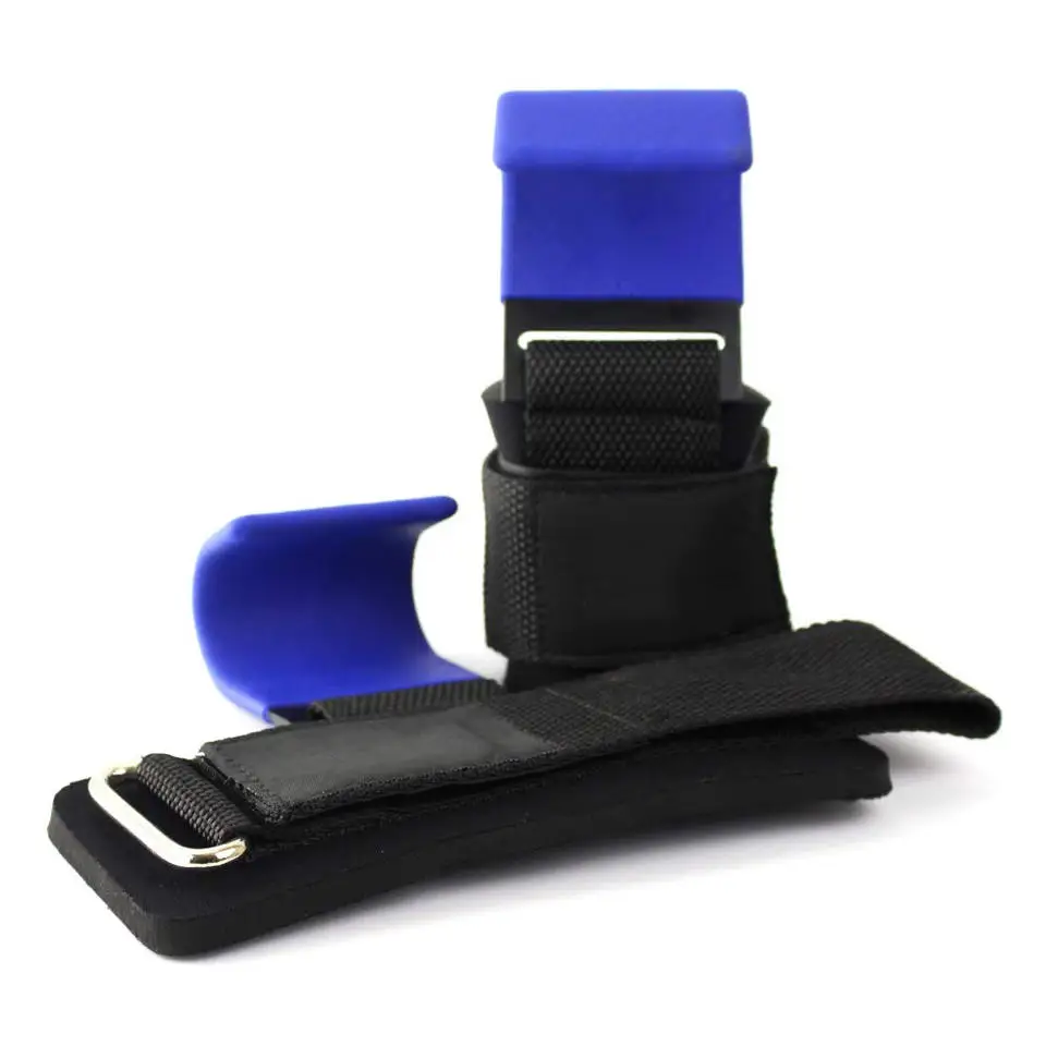 Men Bodybuilding Power Weight Lifting Hooks Pull Ups Weightlifting Grip Lifting Hooks