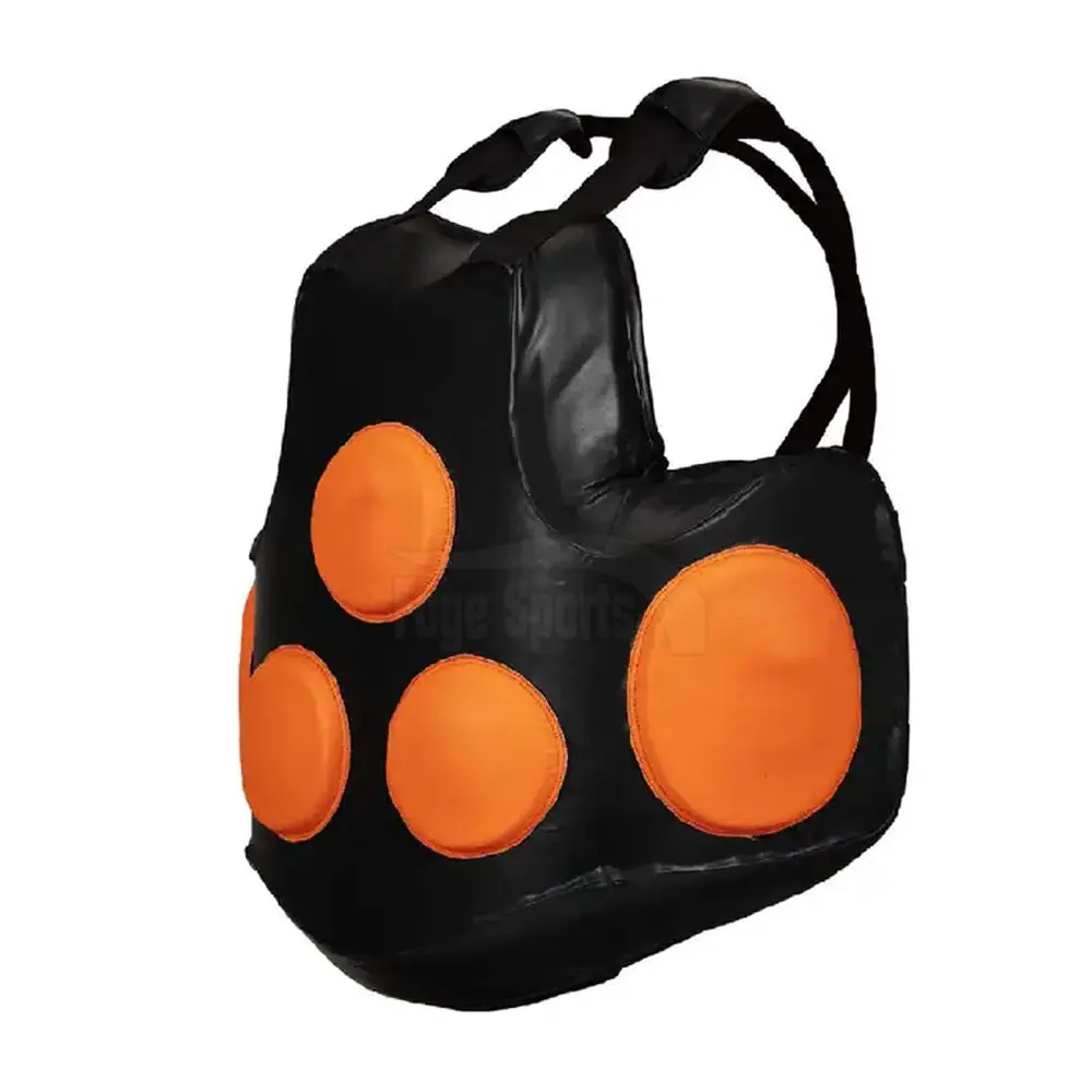 Custom Logo Printing Boxing Chest Guards Factory Direct Sale Adjustable Boxing Chest Guards