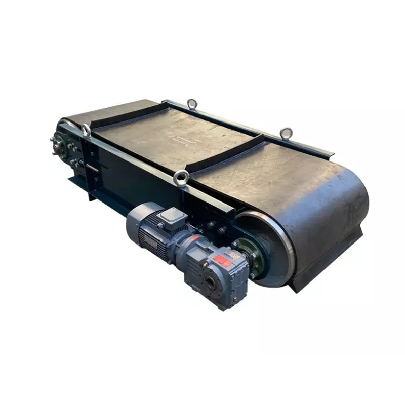 RCYD 600mm 650mm Width Auto Cleaning Overband Belt Magnet Conveyor Permanent Magnetic Iron Separator