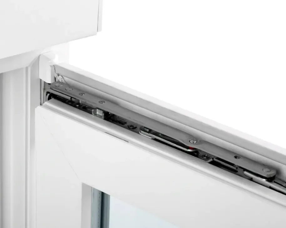 French Style Residential PVC Windows Double Pane Window