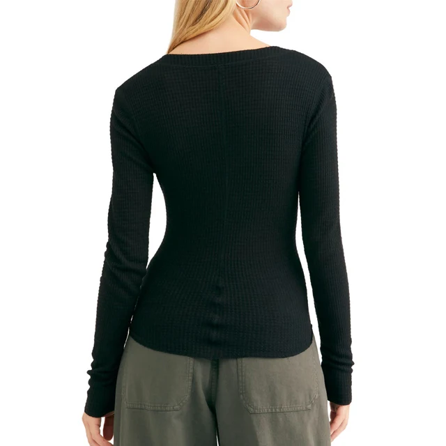 New Style Winter Wear Top For Ladies High Quality Cotton Polyester Blend Teenage Girls Sexy Blouse OEM Design