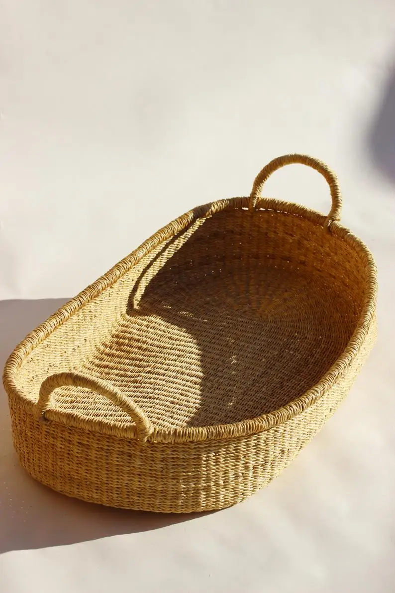 High Quality Bamboo Rattan Woven Laundry Basket Customize Color Room Furniture Decor