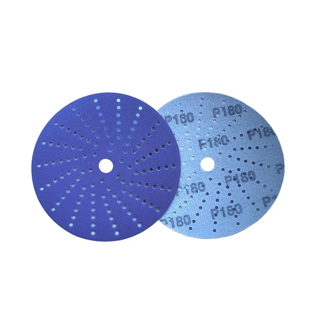 Sanding Machine Specific Sandpaper 100mm Aluminum Oxide for Polishing Hook and Loop Flocking Sand Paper
