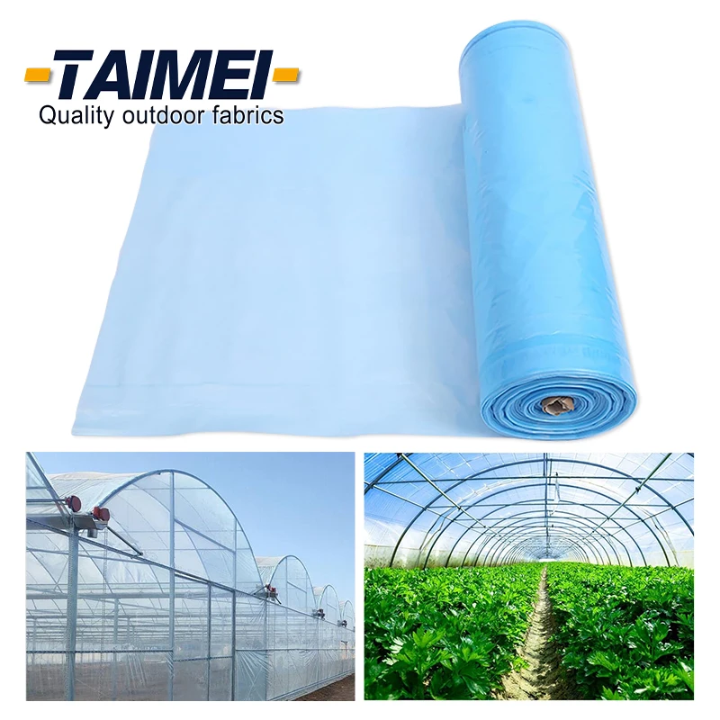 Transparent Blue Greenhouse Film Agricultural Greenhouse Plastic Film for Vegetable