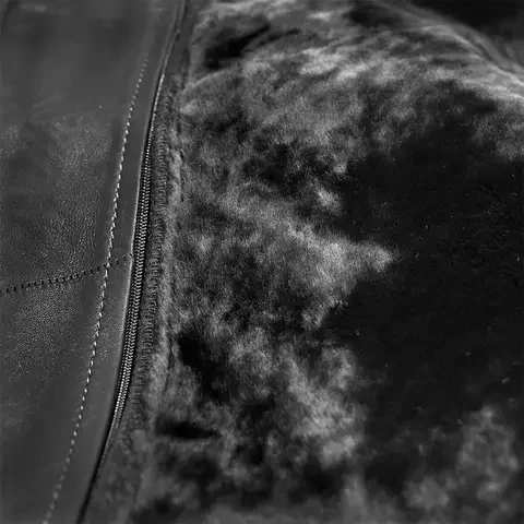 New Leather Alligator Skin Embossed Jacket Removable Collar Fur Exotic Crocodile Leather Genuine Cowhide Fashion Leather Jackets