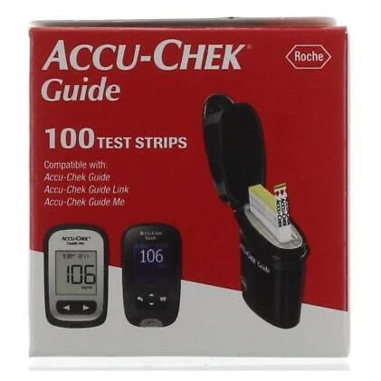 Accu-Chek направляет тест-полоски для определения уровня глюкозы и диабета 100 карат