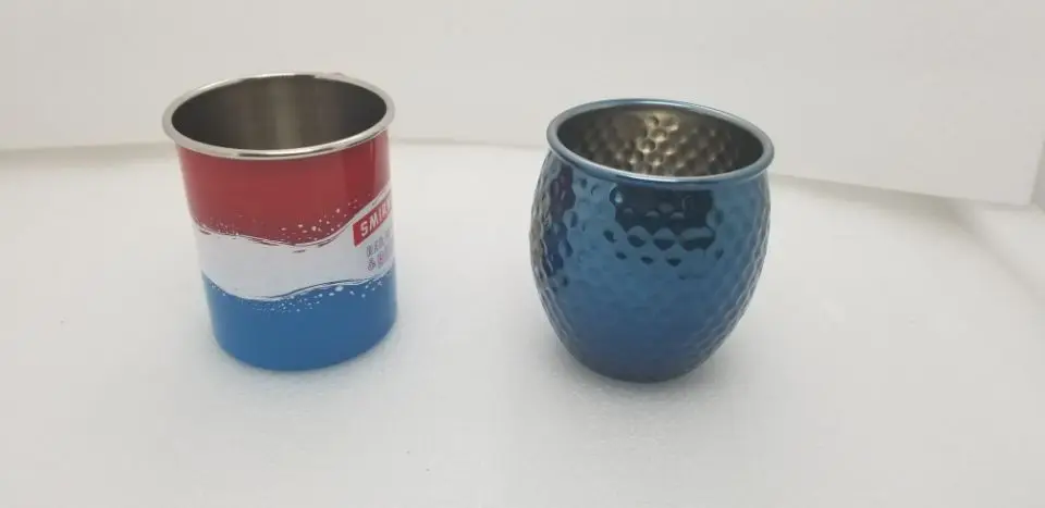 bombay sapphire Gin Mule mug, Blue enamel