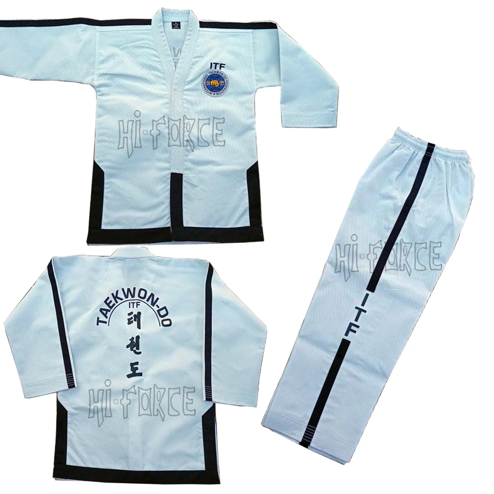 ITF Master Instructor Taekwondo Uniform Student Training Taekwondo Dobok Suit