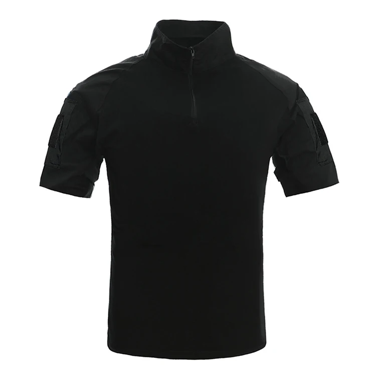 Hot Sale Men Tactical Combat T Shirt Custom OEM Manufacturer Long Sleeve T Shirt Camouflage Uniform  XXL