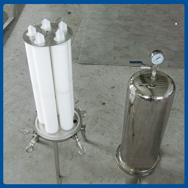 Hangzhou 0.22 Micron 20inch PES/PTFE Filter Cartridge Code 7 Membrane Pleated Filter Cartridge