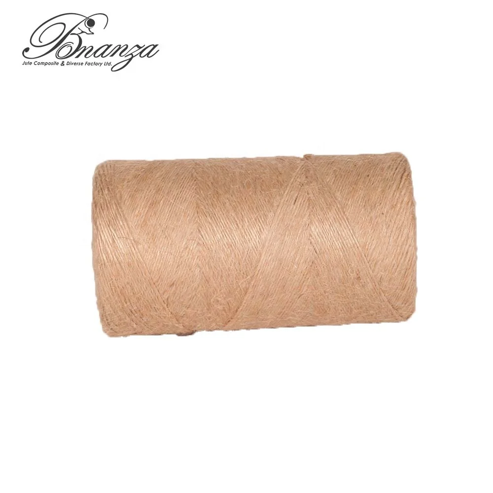 Top Selling Cheap Price 9.5 LBS 1 PLY Natural Color Jute Yarn Manufacturer From Bangladesh