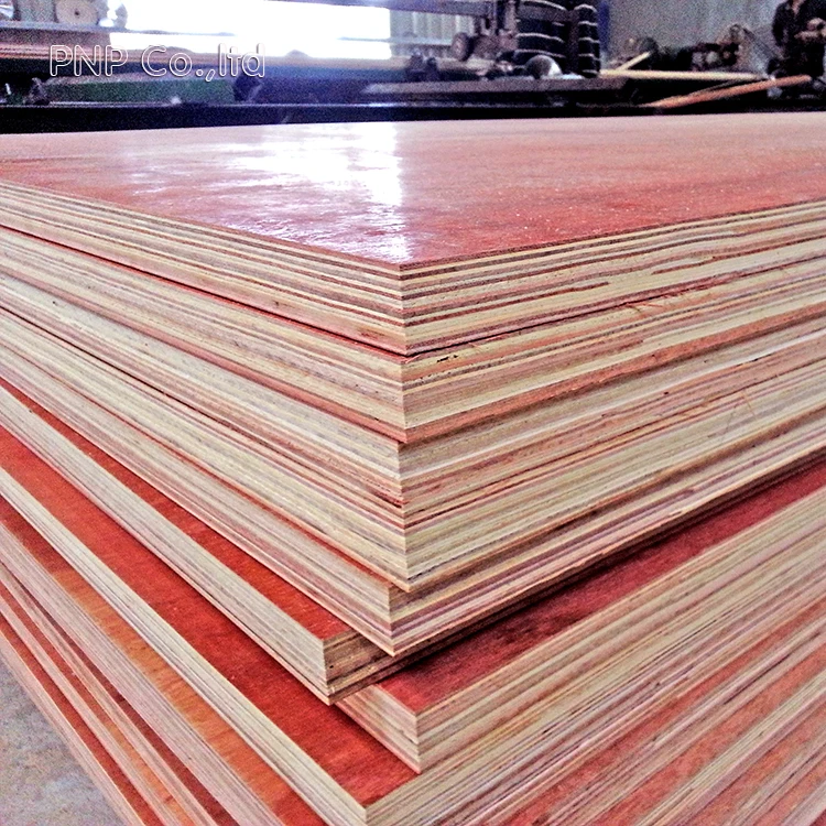 Factory direct sales 19 ply boards waterproof 28mm keruing flooring plywood natural color for container from Vietnam