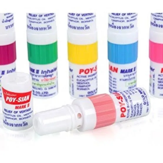 Inhaler Brand Poy- Sian 2 in 1 essential oil from Thailand