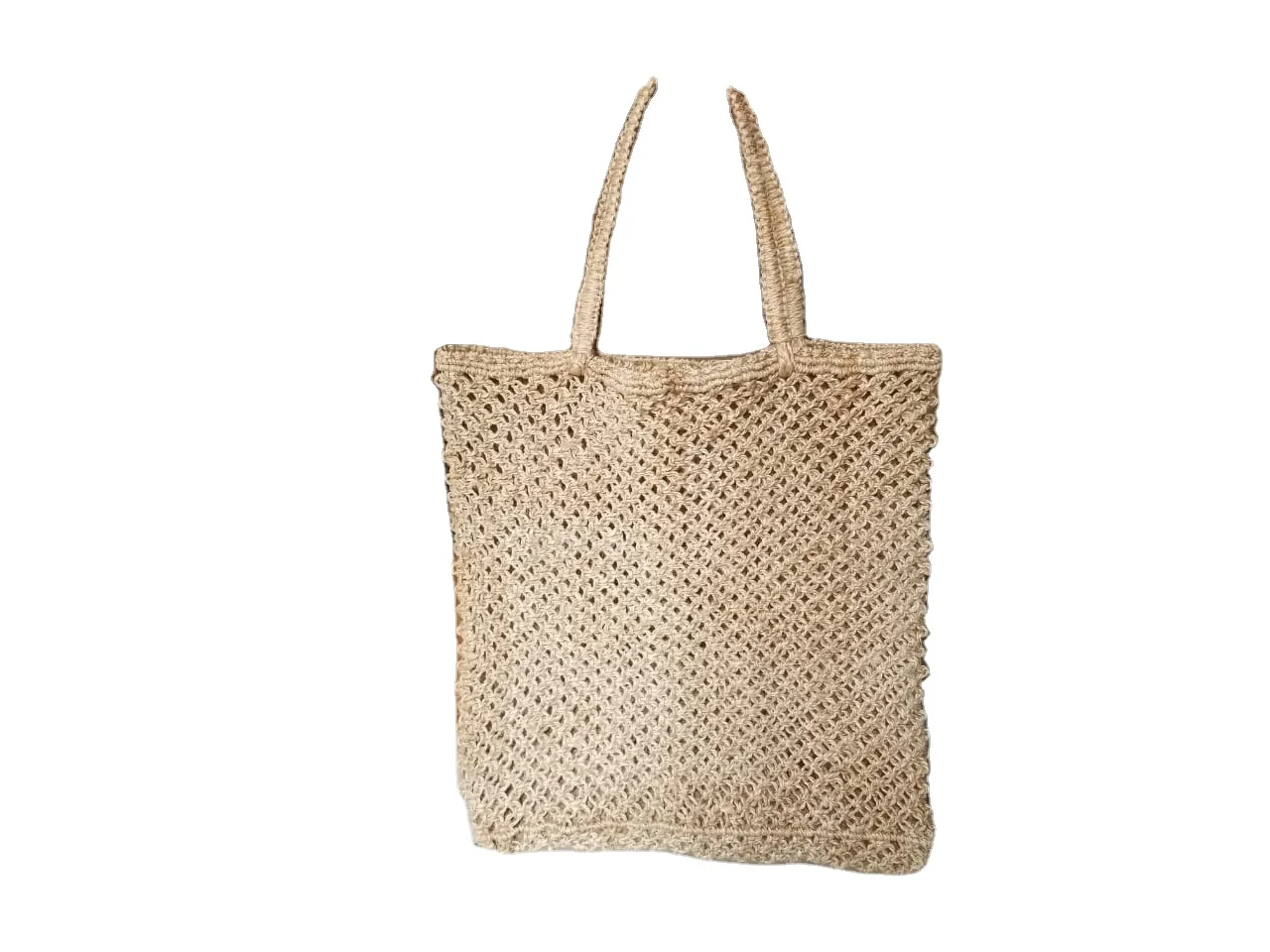 HANDMADE ECO-FRIENDLY BOHEMIAN JUTE MACRAME BAGS FOR WOMEN BEACH BAG fashion
