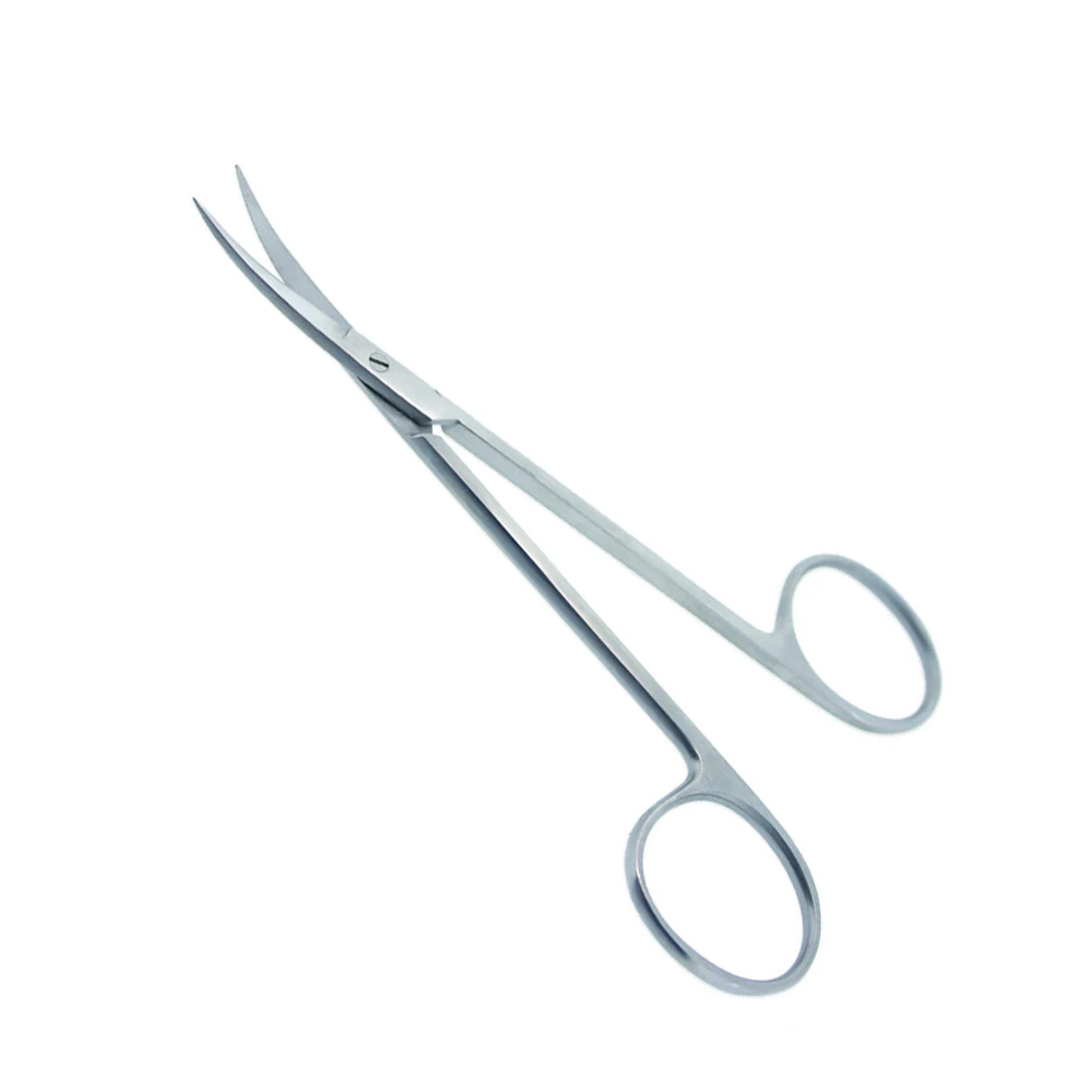 Surgical Top Quality Iris Super Cut Scissors: 4.5 Inches with Curved Blade and Sharp Point, Made From German Steel for Surgery