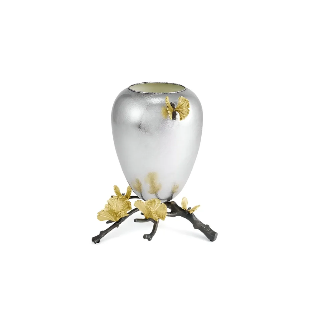 Manufacturer Of Metal Flower Vases Wholesale And High Quality Tabletop Solid Metal Vases For Home Decor