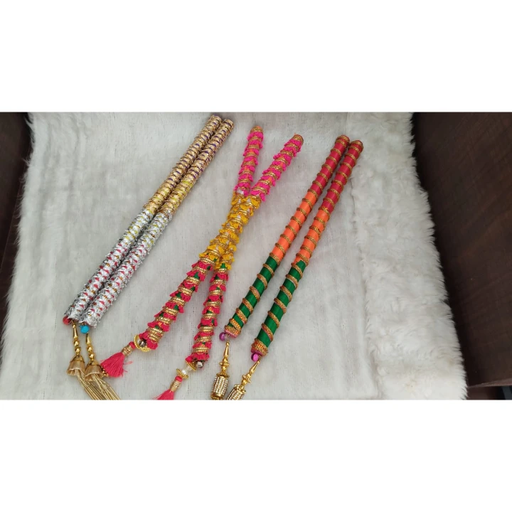 Wholesale Indian Dandiya Stick Dandiya Navratri Dandiya,Indian Dandiya, Wedding Favour and Decor Gujrati Dandiya with Tassels