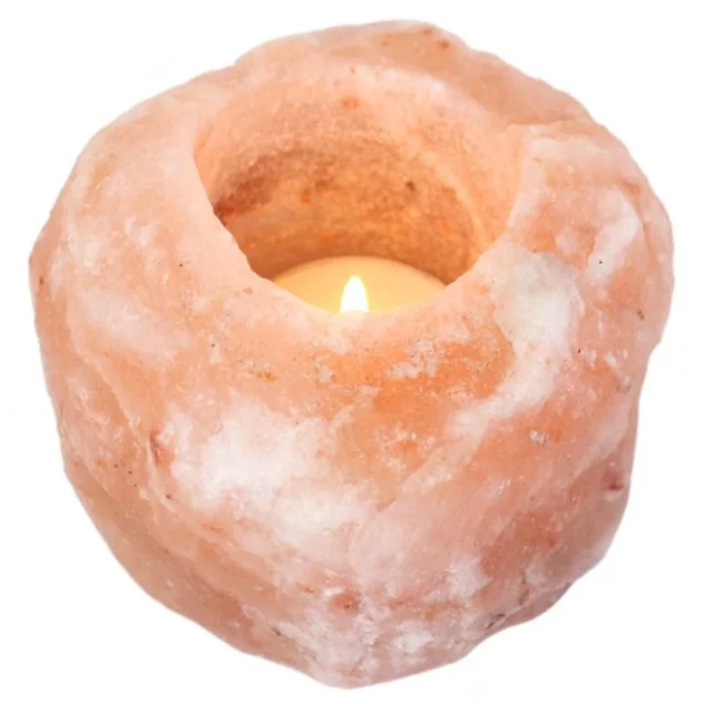 Himalayan Pink Candle Holder  Illuminate Your Space with Natural BeautyTreat yourself or a loved one to the gift of  relaxation.