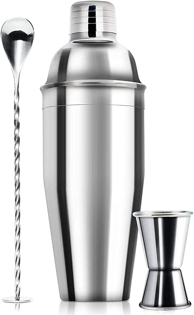 11 Piece Gold Stainless Steel Cocktail Shaker Set With Wooden Stand Professional Bartender Kit Custom Cheap Price Manufacturer