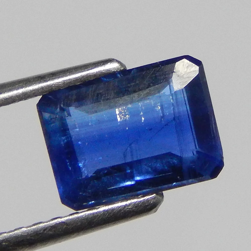 Certified Natural Blue Kyanite Octagon Faceted Gemstone For Jewellery Making
