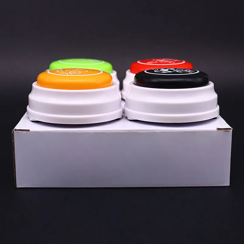 OEM Electronic Voice Recording Portable Sound Effect Game Button Funny Pet Dog Button Buzzer