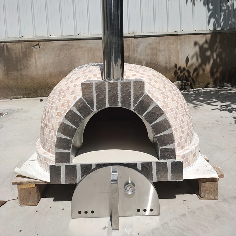 DIY Commercial Cheap Price Charcoal Outdoor Pizza Oven Wood Fired Brick Domestic Pizza Ovens for sale